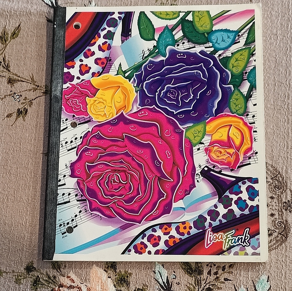 1990 Lisa Frank notebook
